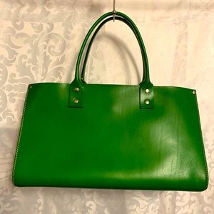 Kate Spade green leather purse Made in Italy